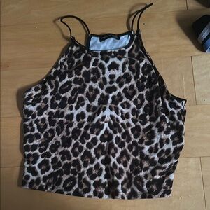 Leopard Print Women's Top